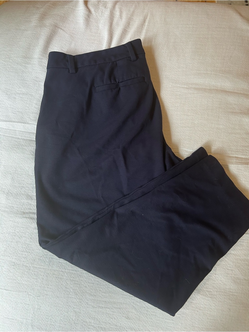Liverpool Women's Navy Cropped Dress Pants